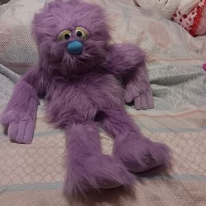 🪞Fluffy Purple Monster Plush Toy